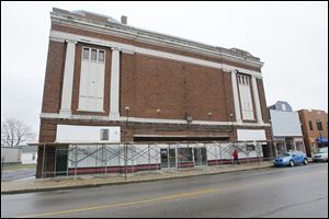 The exterior of the former Ohio Theatre in Toledo, Ohio.