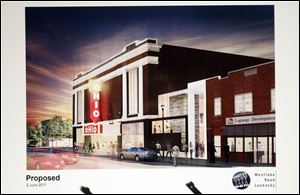 A picture of the proposed restoration of the Ohio Theatre.