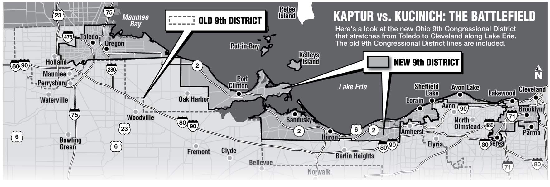 Marcy Kaptur District Map