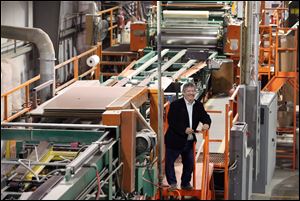 CEO Fred Zoeller, in the Lam-Tech factory in Tiffin, says the 25,000-square-foot addition is to be completed in June. The project, which received no grants or tax credits, is expected to create 15 to 20 jobs.