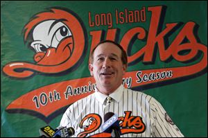 Former Mets catcher Gary Carter, shown in this 2008 photo when he was introduced as the new manager of the Atlantic League's Long Island Ducks at Citibank Park, died Thursday at age 57 after suffering from a brain tumor. 