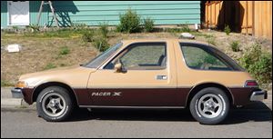 1975 American Motors Corp. Pacer automobile.