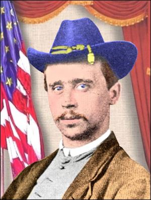 Private Wilson W. Brown received the Medal of Honor for action in April, 1862, while serving with Company G, 21st Ohio Infantry, during the Andrew's Raid in Georgia.