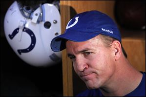 Indianapolis Colts quarterback Peyton Manning