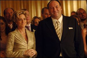 Shows such as ''The Sopranos,' starring Edie Falco and James Gandolfini, have raised the bar for TV entertainment.