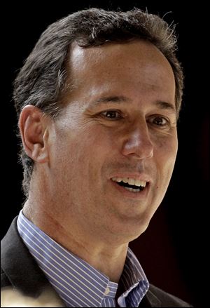 Rick Santorum gains most of the delegates in Kansas, calling it a 'comfortable win.' 