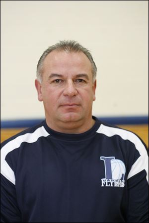 Lake girls basketball coach Denny Meyer