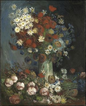 This photo provided by the Kroeller Mueller Museum in Otterlo, Netherlands shows a painting entitled 