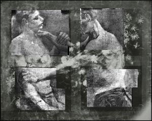 The X-ray research has also uncovered in greater detail an art school study by Van Gogh of two wrestlers concealed on the same canvas and invisible to the naked eye. 