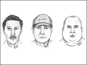 Three men wanted by Monroe County sheriff’s deputies in connection with at least two home invasions.