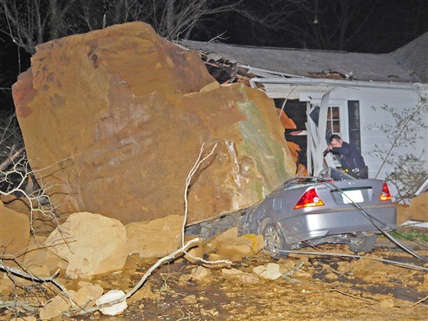 Removal of fallen boulder to take at least a week | The Blade