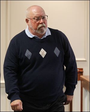John Tucker appears Friday in Maumee Municipal Court.