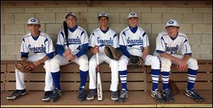 Anthony Wayne is led by a strong senior class including, from left, Deion Tansel, Reed Allen, Jordan Nell, Jake Chipka, and Matt Olsavsky. The Generals finished 21-8 last season.