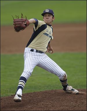 St. John’s senior Jesse Adams was 10-0 with a 0.99 ERA last season and led the City League with a .507 batting average.