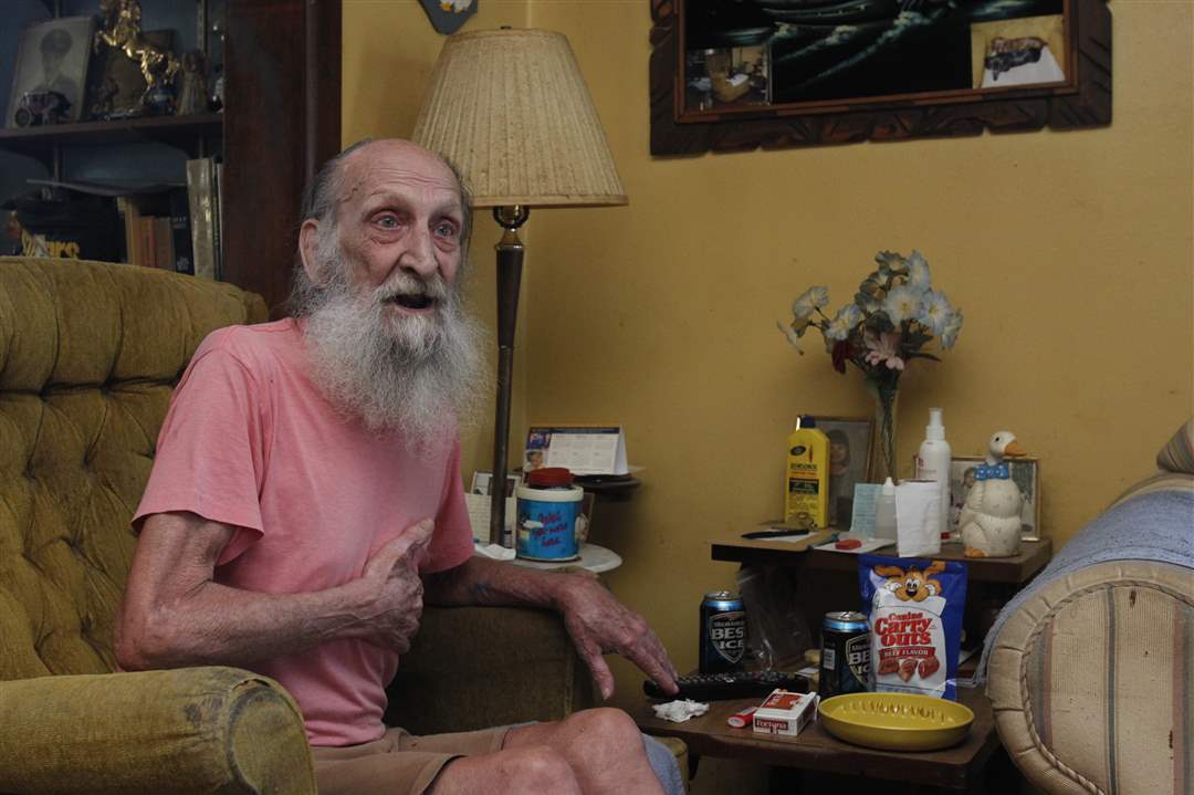 Dallas-Watts-78-shows-where-he-was-kicked-in-the-gut