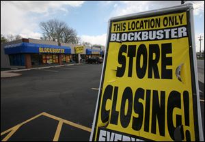 The Blockbuster Video store on Monroe Street is closing.
