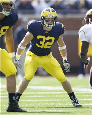 Clay graduate Jordan Kovacs could be in line to be a captain this season for the Wolverines.