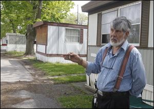 At the Creekside Mobile Home Park off the Anthony Wayne Trail, 66-year-old Alvin Kinsinger says he doesn’t even try to find shelter during a tornado alert.