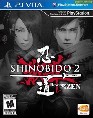 Shinobido 2: Revenge of Zen; Platform: Vita; Genre: Action; Publisher: Namco Bandai Games; ESRB Rating: M for Mature; Grade: *.