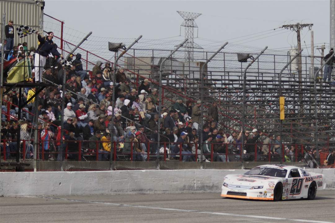 Brian-Campbell-checkered-flag