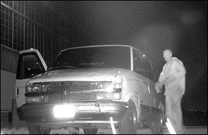 Rossford police are looking for this suspect in a copper theft case.