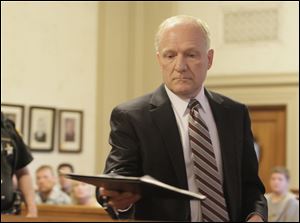 Judge Randall Basinger makes a victim impact statement in which he calls Kenneth Richey 'a sociopathic felon who has made repeated death threats to me and others in attempts to avoid prosecution, to retaliate, and to intimidate … '