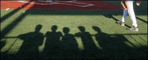 Fans watch  Sylvania Southview play Sylvania Northview during the Division I district baseball semifinals May 17.