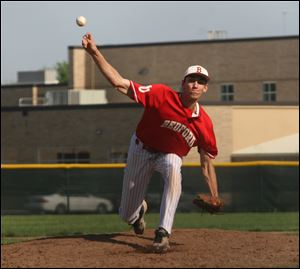 Bedford’s Jackson Lamb, a 6-foot-6 junior, is 7-2 with an ERA of 0.92 this season. He was Class A all-state in basketball after averaging 21.8 points per game last season.