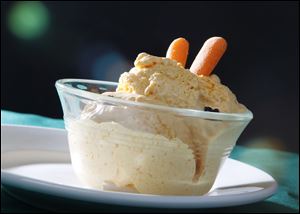 Carrot ice cream.