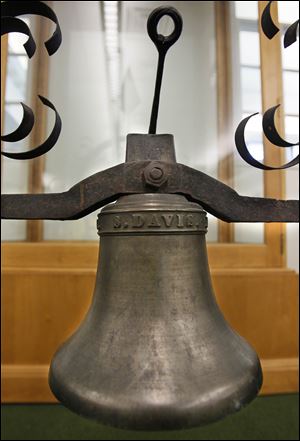 The historic Exchange Hotel bell will be rung during Monday’s event at Perrysburg’s Way Public Library.