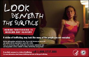 City Council President Joe McNamara's proposal would require all sexually oriented businesses in Toledo to display posters such as this one. 