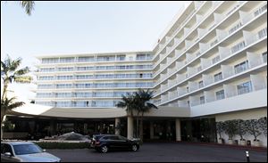 The Beverly Hilton Hotel.