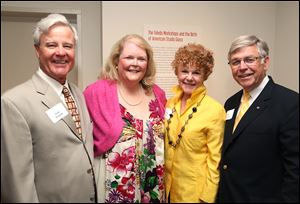 Gene and Judy Pearson, left, with Pam and Bill Davis.
