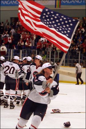 Angela Ruggiero led the United States to a 1998 gold medal. Now, she fights to secure women equal rights in sports.