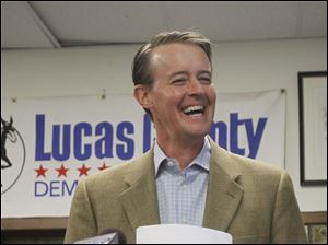 Ohio Democratic Party chairman Chris Redfern, shown here at an event last year in Toledo, requested today documents to find out whether there was inappropriate political coordination between the governors of Florida and Ohio to help the Mitt Romney campaign for president.
