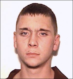 Alexander Robert Tucker, 25, is sought in the killing of a Toledo man found wounded at a Bedford Township trailer park. 