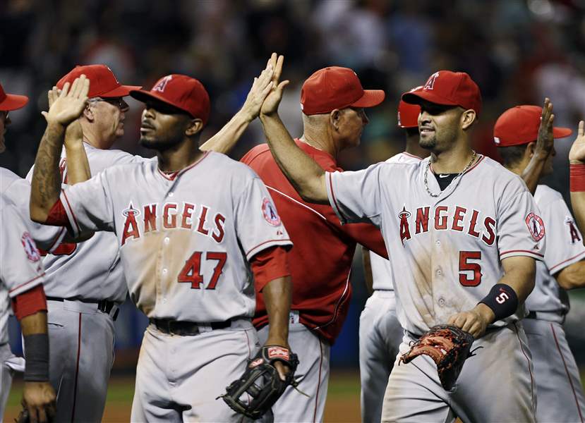 Angels-Indians-Baseball