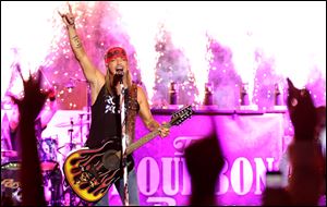 Bret Michaels performs with the band Poison at the after party for the 