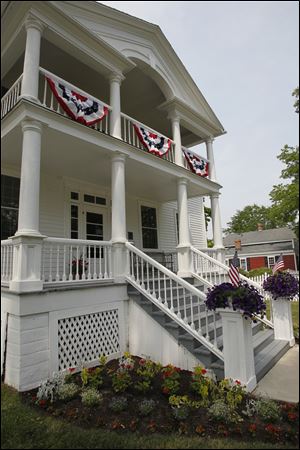 The Wolcott House Museum on July 3, 2012. The Wolcott House Museum Complex prepares for a visit from President Barack Obama Thursday.