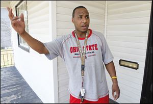 Stewart Smith lives near Annie Huddleston, 92, who shot a police lieutenant trying to get through her front door to check on her safety.  'You hear gunshots and think nothing of it because it becomes normal,