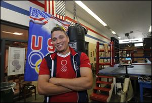 Devin Vargas, 30, was the captain of the Olympic boxing team at the 2004 Athens Games. Still training at Glass City Boxing, he has compiled an 18-2 record as a professional and hopes to fight in September. 