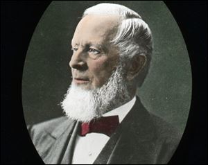 This circa 1890 image provided by Dayton History shows Valentine Winters. The Dayton banker was an abolitionist who once hosted Abraham Lincoln at his mansion. 