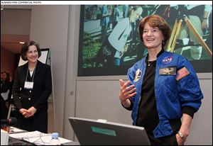 Astronaut Dr. Sally Ride talks in 2010 about her experiences in space.