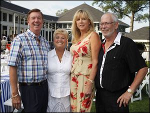 From left: Lorin and Eileen Zaner, and Monika and Sandy Liber at the Toledo Country Club.