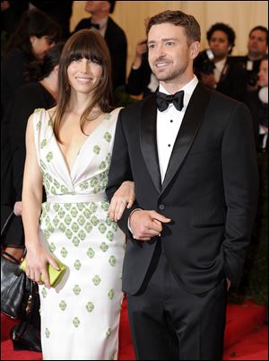 Jessica Biel and Justin Timberlake.