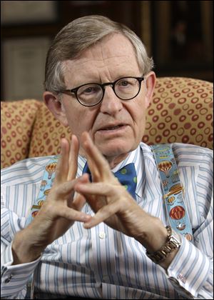 OSU president E. Gordon Gee has earned praise from coach Urban Meyer for help with prospects.