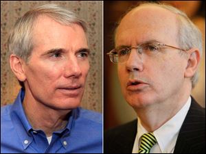 U.S. Senator Rob Portman (R., Ohio), left, and Dr. Jeffrey Gold.