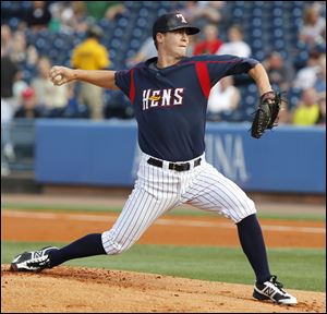 Thad Weber surrendered three runs in the second inning, but otherwise shut down Rochester.