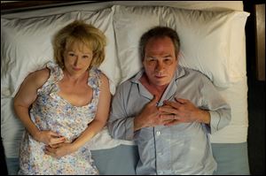 Meryl Streep as Kay Soames, left, and Tommy Lee Jones as Arnold Soames in a scene from 