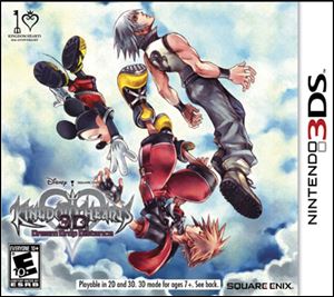 Kingdom Hearts 3D: Dream Drop Distance; Grade: 2.5 stars; System: 3DS; Published by: Square Enix; Genre: Action; ESRB rating: Everybody 10+